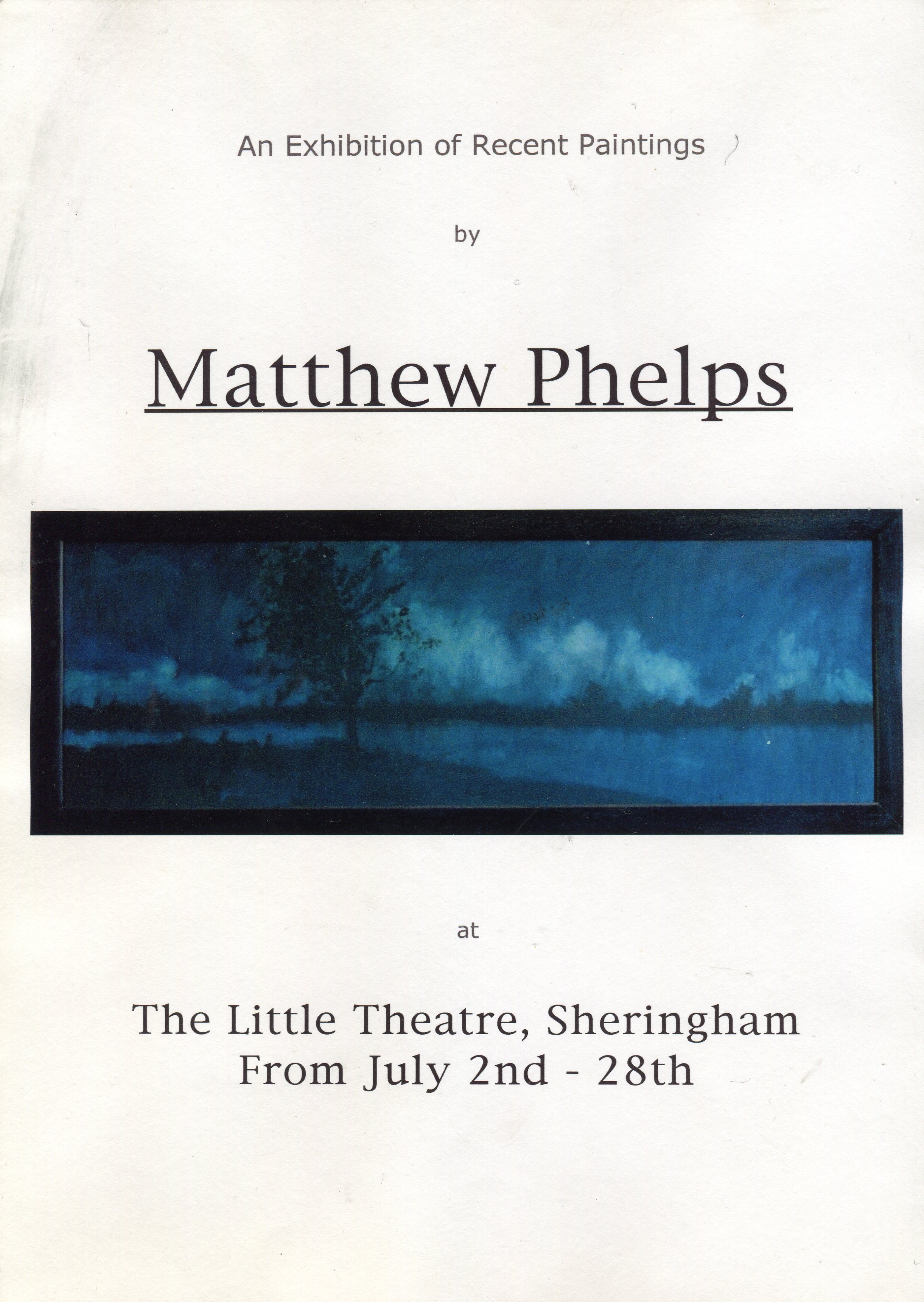 Sheringham Little Theatre 2001